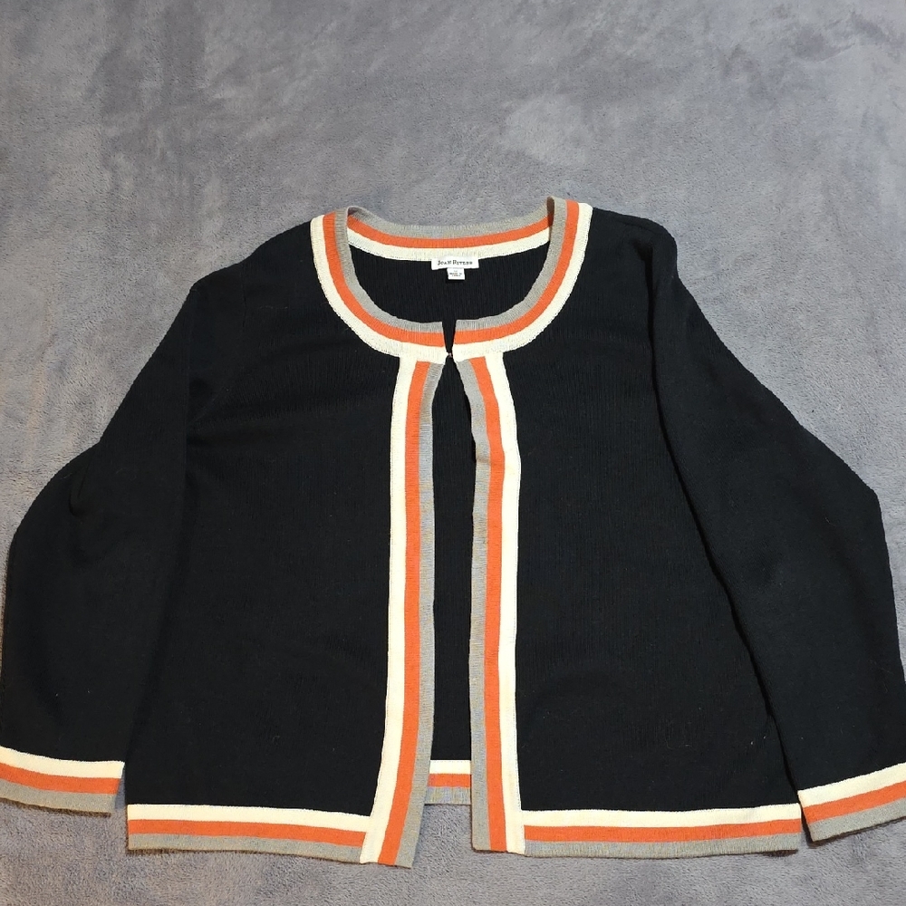 Vintage Joan Rivers Cardigan 1X